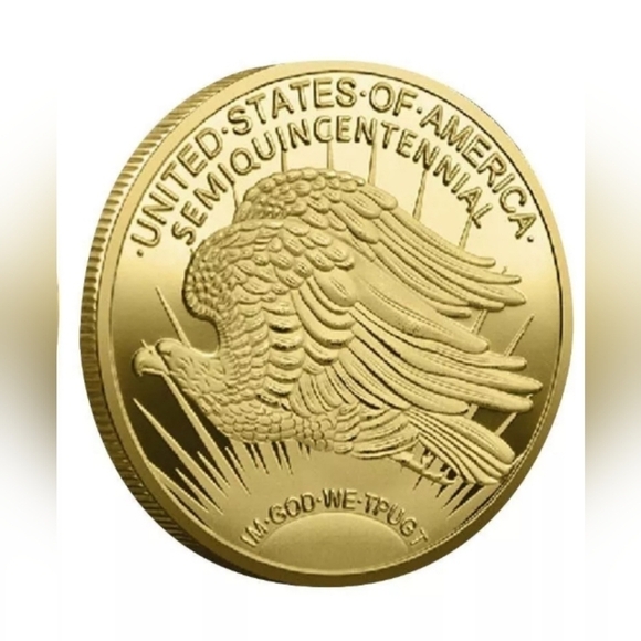 NEW President Donald J Trump collector coin Liberty Coin Semiquintennial - Picture 5 of 8